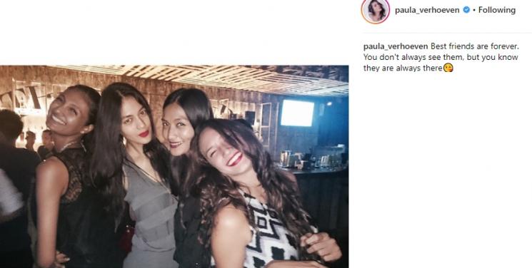 Persahabatan Paula Verhoeven dan Nadine Chandrawinata. (Instagram/@nadinelist)