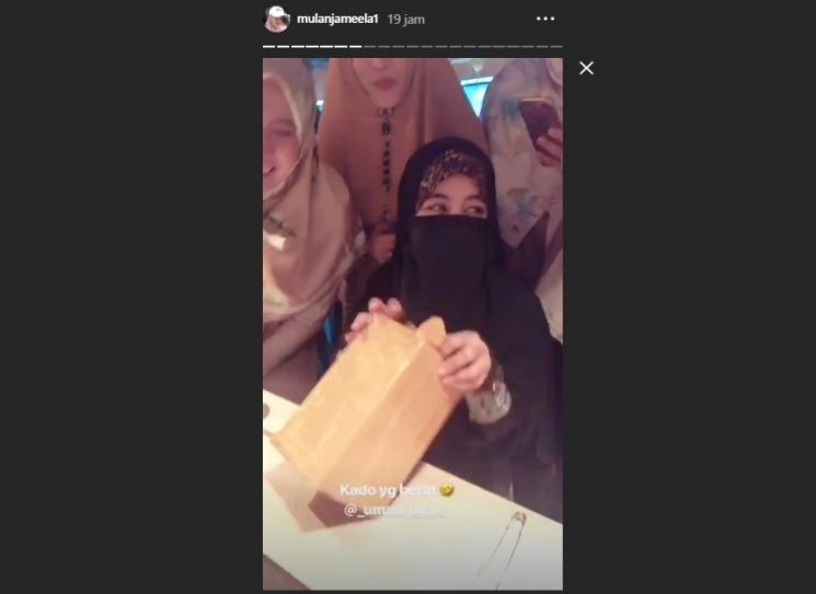 Ulang Tahun Umi Pipik. (Instagram/@mulanjameela1)