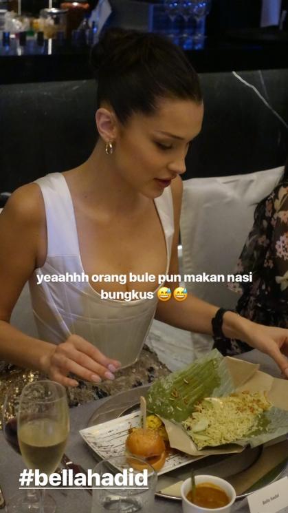 Maia Estianty ketemu Bella Hadid (Instagram/@maiaestiantyreal)