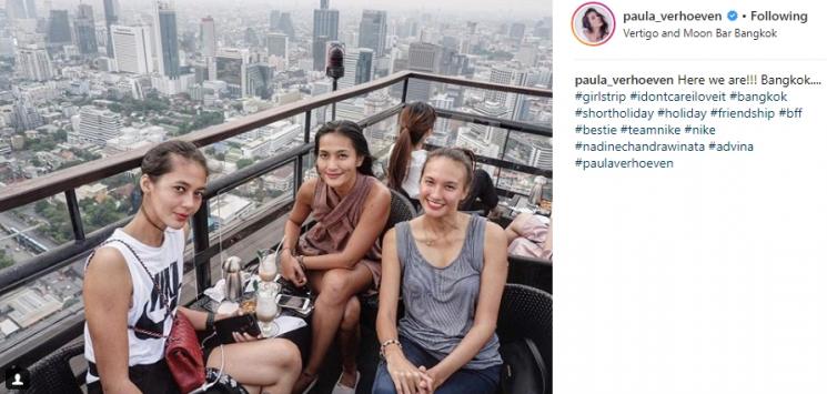 Persahabatan Paula Verhoeven dan Nadine Chandrawinata. (Instagram/@nadinelist)