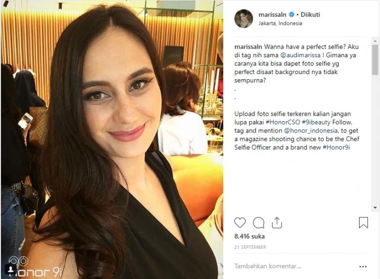 Marissa Nasution. (Instagram/@marissaln)