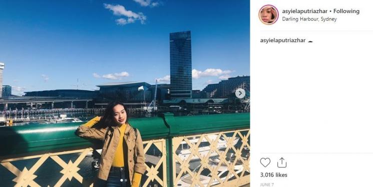Asyiela Putri. (Instagram/@asyielaputriazhar)