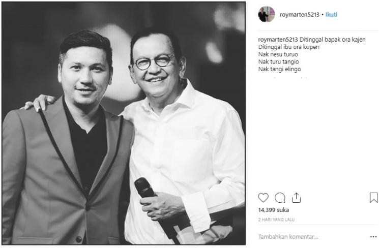 Postingan Roy Marten. (Instagram/@roymarten5213)