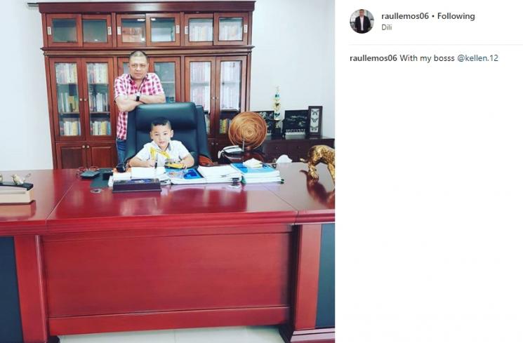 Ruang kerja Raul Lemos. (Instagram/@raullemos06)