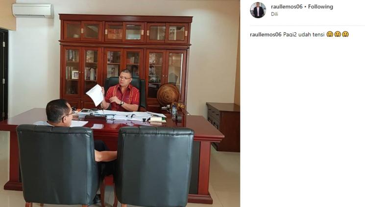 Ruang kerja Raul Lemos. (Instagram/@raullemos06)