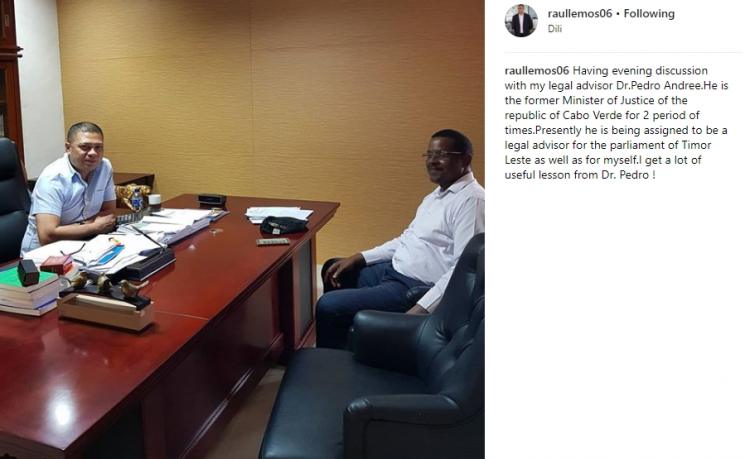 Ruang kerja Raul Lemos. (Instagram/@raullemos06)