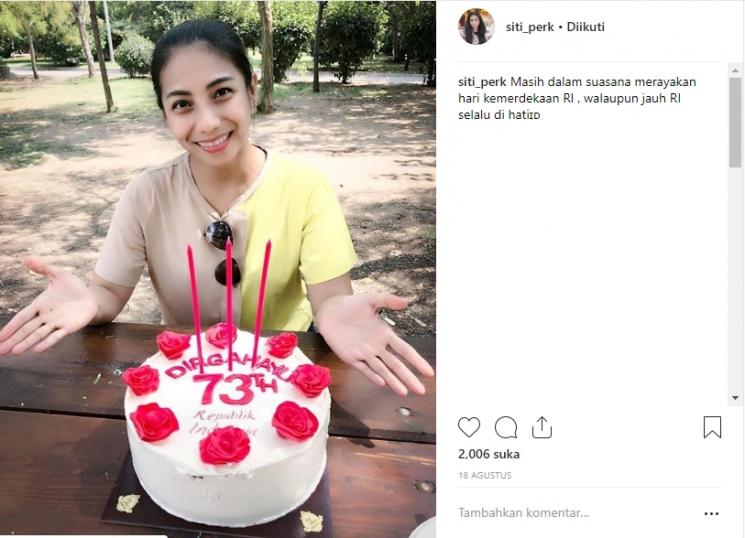 Kabar terkini Siti KDI. (Instagram/@siti_perk)