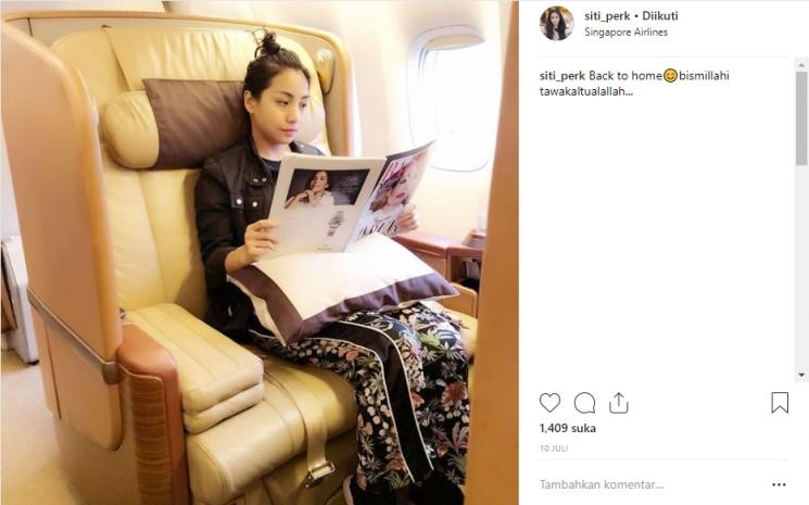 Kabar terkini Siti KDI. (Instagram/@siti_perk)
