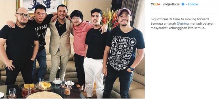 Nidji Band. (Instagram/@nidjiofficial)
