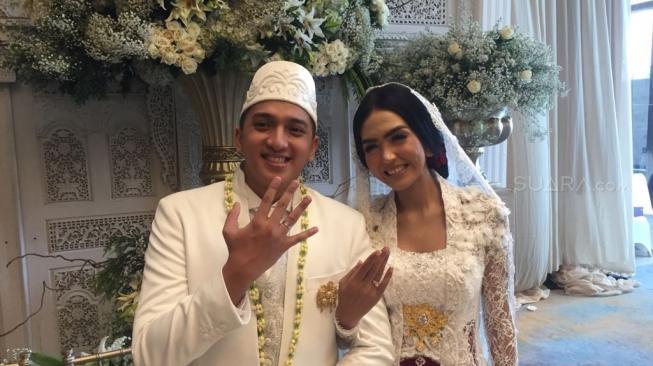 Ge Pamungkas dan Anastasia Herzigova. (Suara.com/Sumarni)
