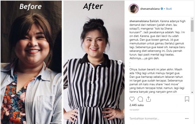 Shena Malsiana. (Instagram/@shenamalsiana)