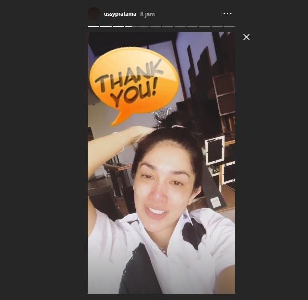 Curahan hati Ussy Sulistiawaty ketika anaknya dibully netizen. (Instagram/@ussypratama)