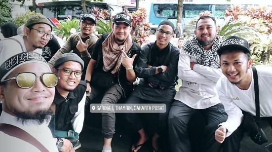 Mario Irwinsyah ikut reuni 212. (Instagram/@marioirwinsyah)