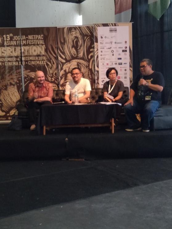 Garin Nugroho di Jogja NETPAC Asian Film Festival (JAFF) (3/12/2018) (Matamata.com/Yoeni)