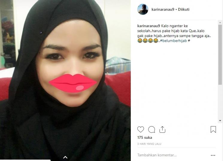 Kecantikan Karina Ranau yang dibilang mirip Siti Nurhaliza. (Instagram/@karinaranau9)