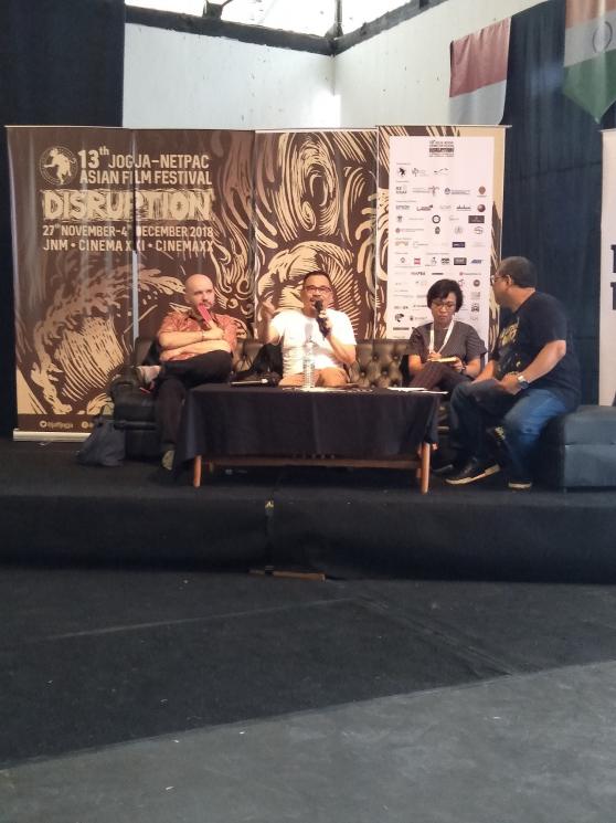 Garin Nugroho di Jogja NETPAC Asian Film Festival (JAFF) (3/12/2018) (Matamata.com/Yoeni)