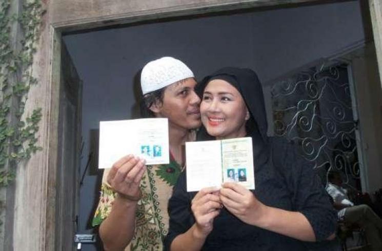Ria Irawan dan Mayky Wongkar. (Suara.com/Nanda)