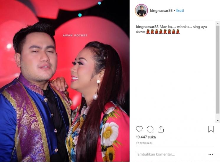 Soimah dan Nasar. (Instagram/@kingnassar88)