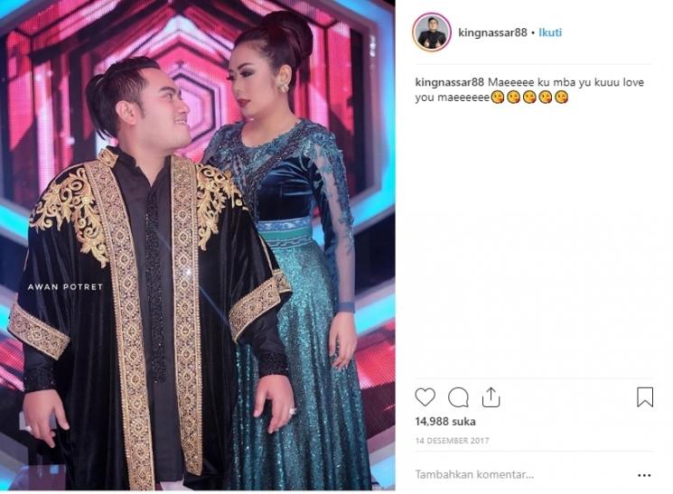 Soimah dan Nasar. (Instagram/@kingnassar88)