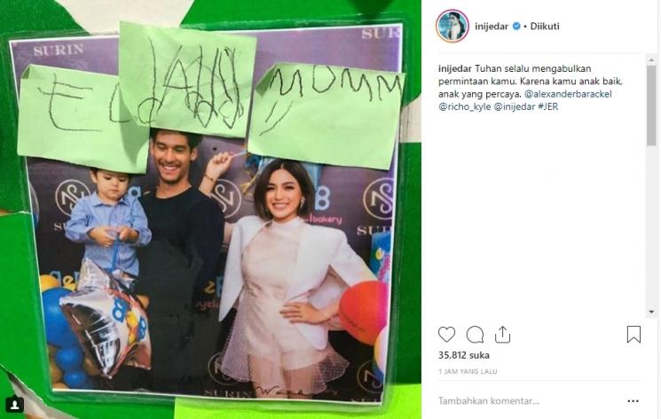 El Barack panggil dad Richard Kyle. (Instagram/@inijedar)