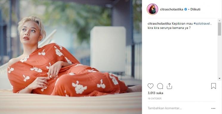 Citra Scholastika. (Instagram/@citrascholastika)