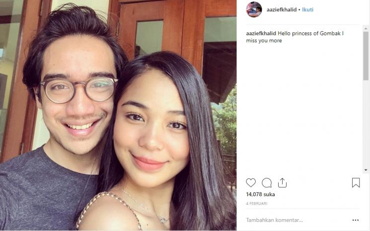 Aazief Khalid dan Tyra. (Instagram/@aaziefkhalid)