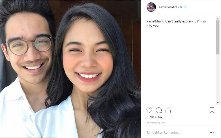 Aazief Khalid dan Tyra. (Instagram/@aaziefkhalid)