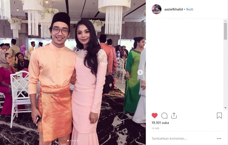 Aazief Khalid dan Tyra. (Instagram/@aaziefkhalid)