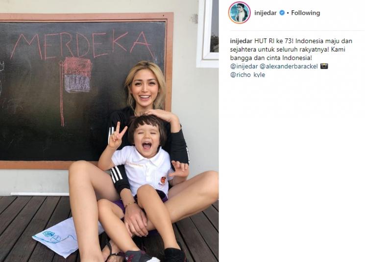 Jessica Iskandar dan El Barack Alexander. (Instagram/@inijedar)