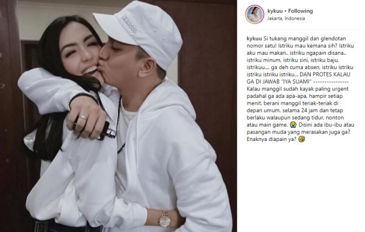 Cerita Anastasia Herzigova tentang Ge Pamungkas. (Instagram/@kykuu)
