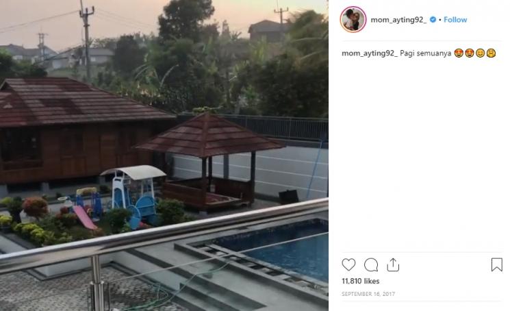 vila mewah Ayu Ting Ting (Instagram/@mom_ayting92_)
