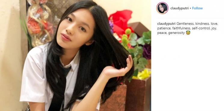 Claudy Putri. (Instagram/@claudyputri)