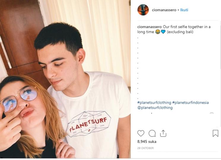 Ciccio Manassero dan Natasha Ryder (Instagram/@ciomanassero)