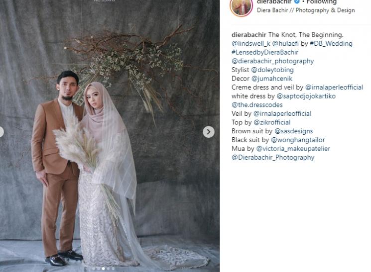 Achmad Hulaefi dan Lindswell Kwok. (Instagram/@dierabachir)