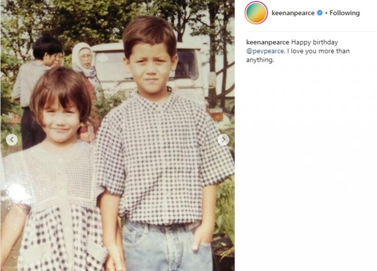 Keenan Pearce dan Pevita Pearce. (Instagram/@keenanpearce)