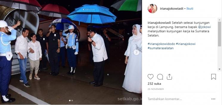 Iriana Joko Widodo. (Instagram/@irianajokowiasli)