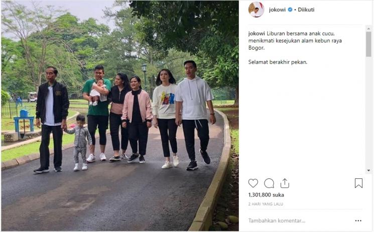 Iriana Joko Widodo. (Instagram/@jokowi)