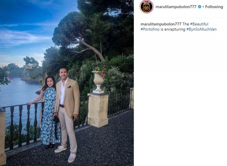 Maruli Tampubolon dan Paramitha Soedarjo. (Instagram/@marulitampubolon777)