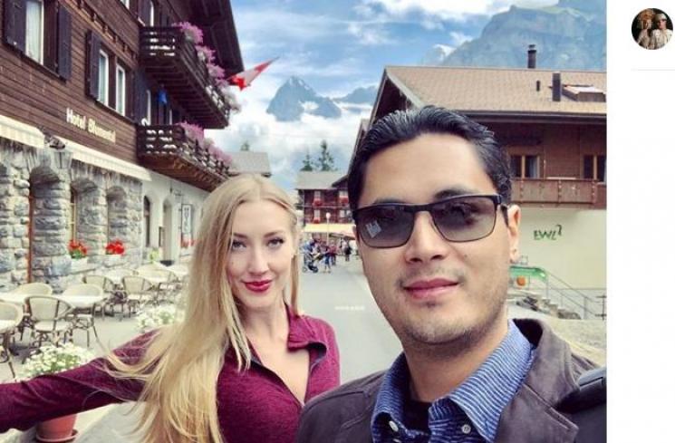 Varsha Strauss dan Panji Trihatmodjo. (Instagram/@varshaadhikumoro)