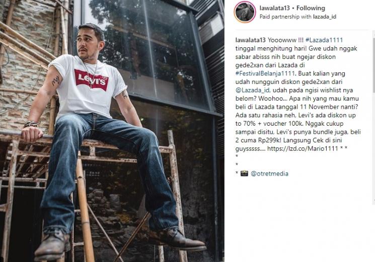Mario Lawalata. (Instagram/@lawalata13)