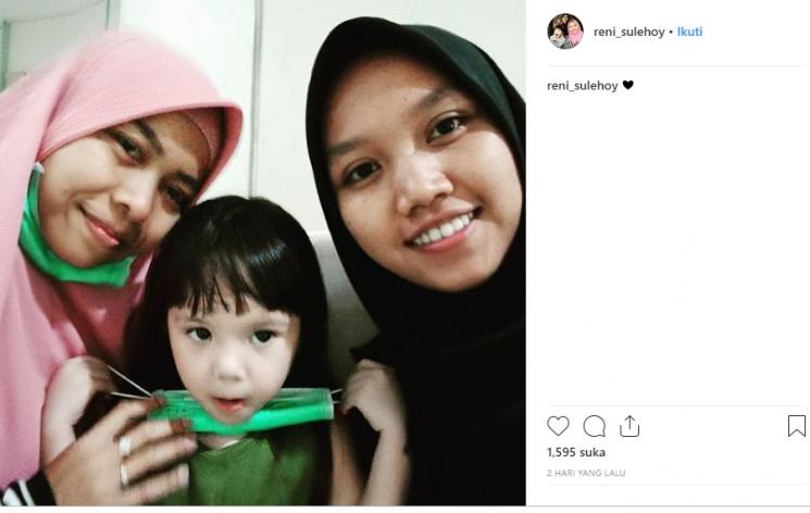 Koneng, Gempi dan Reni (Instagram/@reni_sulehoy)