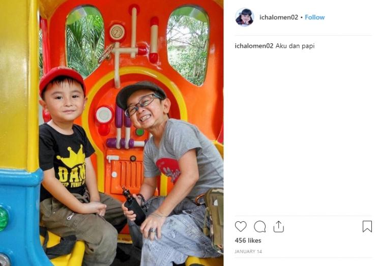 Daus Mini dan Ivander Haykal Firdaus (Instagram/@ichalomen02)