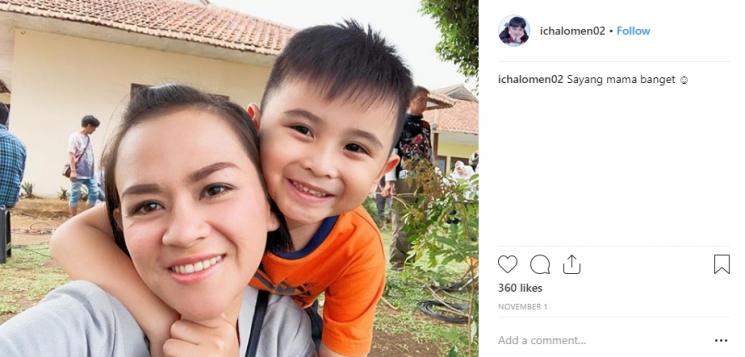 Yunita Lestari dan Ivander Haykal Firdaus (Instagram/@ichalomen02)