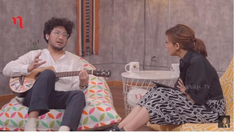 Kunto Aji dan Najwa Shihab. (YouTube/Najwa Shihab)