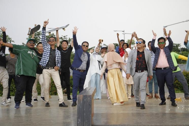 Wali syuting video klip lagu terbarunya yang berjudul Matanyo. (Istimewa)