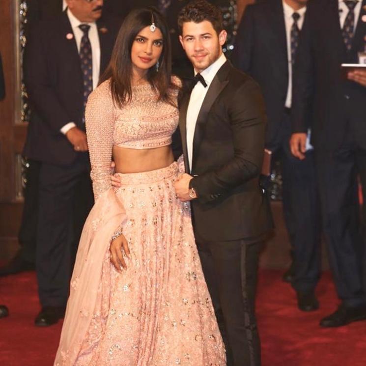 Priyanka Chopra dan Nick Jonas di Pernikahan Crazy Rich Indian (Instagram/@bollywoodreport)
