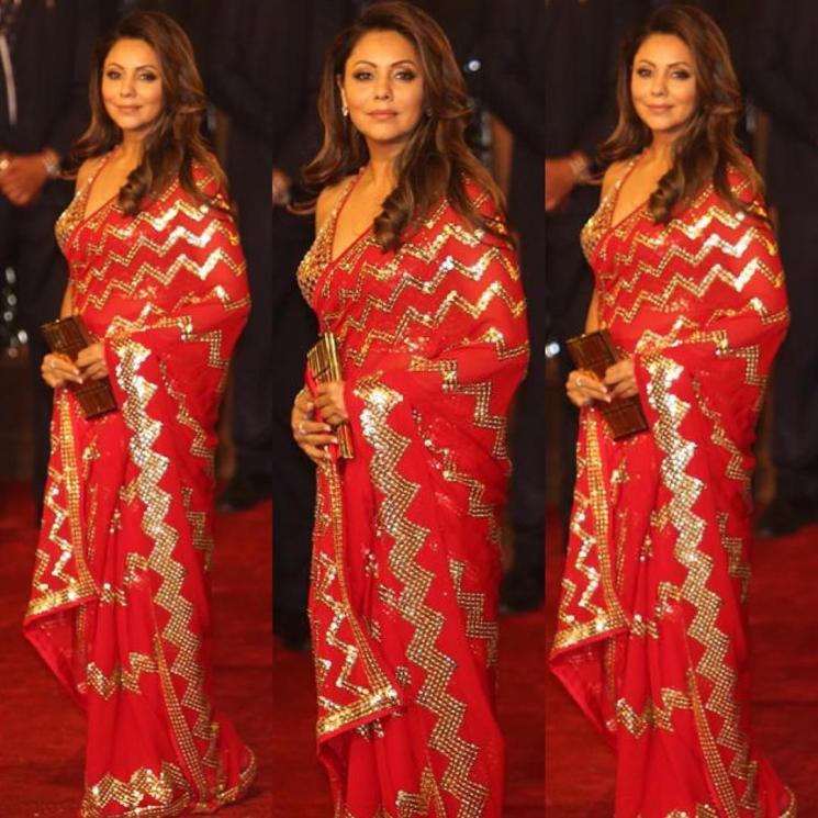 Gauri Khan di Pernikahan Crazy Rich Indian (Instagram/@bollywoodreport)