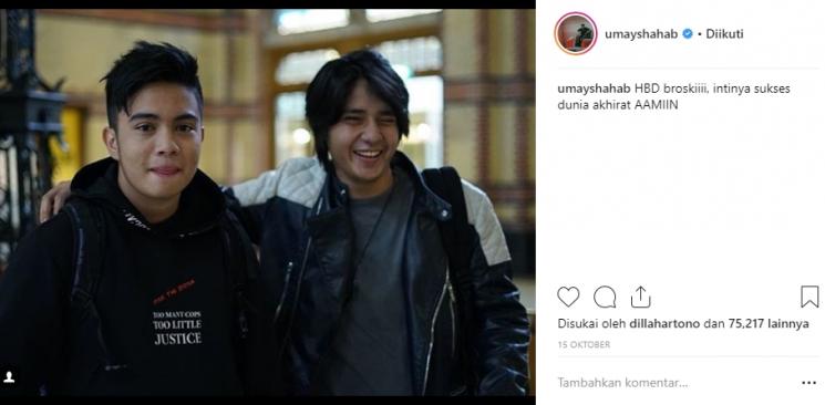 Umay Shahab dan Arbani Yasiz (Instagram/@umayshahab)