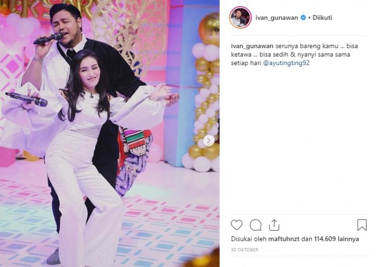 Ayu Ting Ting dan Ivan Gunawan (Instagram/@ivan_gunawan)