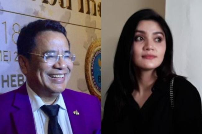 Hotman Paris dan Hilda Vitria. (Suara.com)